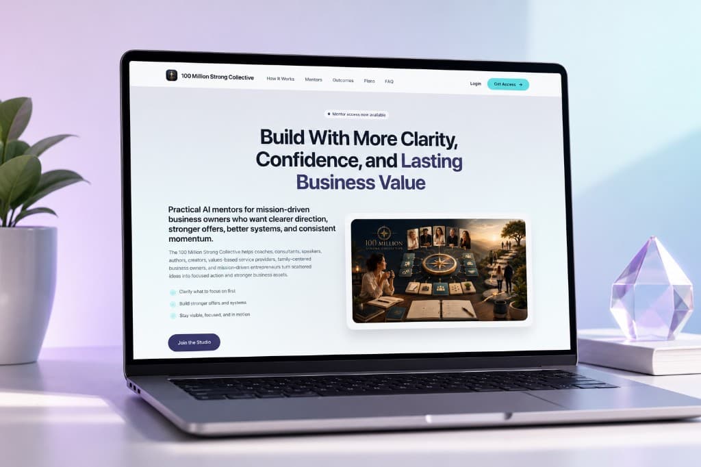 100 Million Strong Collective public AI Mentor Studio.